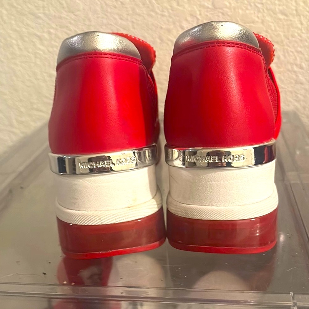 Michael Kors Red Sneakers